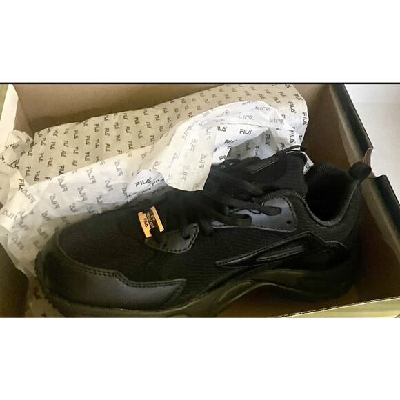 FILA MEMORY WORK Comfort Late Shift Size 11 NIB Womans Waterproof SNEAKERS Black - Picture 4 of 5